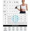 imageRUNNING GIRL High Impact Sports Bras for WomenRacerback Running Bra Workout Crop Tank Tops Longline Sports Bra Push upEwhite