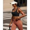 imageRUNNING GIRL High Impact Sports Bras for WomenRacerback Running Bra Workout Crop Tank Tops Longline Sports Bra Push upGblack