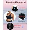 imageRUNNING GIRL High Impact Sports Bras for WomenRacerback Running Bra Workout Crop Tank Tops Longline Sports Bra Push upGblack