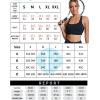 imageRUNNING GIRL High Impact Sports Bras for WomenRacerback Running Bra Workout Crop Tank Tops Longline Sports Bra Push upGblack