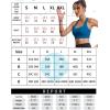 imageRUNNING GIRL High Impact Sports Bras for WomenRacerback Running Bra Workout Crop Tank Tops Longline Sports Bra Push upGblue