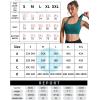 imageRUNNING GIRL High Impact Sports Bras for WomenRacerback Running Bra Workout Crop Tank Tops Longline Sports Bra Push upGstorm Teal