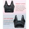 imageRUNNING GIRL High Impact Sports Bras for WomenRacerback Running Bra Workout Crop Tank Tops Longline Sports Bra Push upLeopard Print