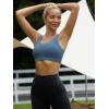 imageRUNNING GIRL High Impact Sports Bras for WomenRacerback Running Bra Workout Crop Tank Tops Longline Sports Bra Push upNavy Blue