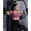 imageRUNNING GIRL High Impact Sports Bras for WomenRacerback Running Bra Workout Crop Tank Tops Longline Sports Bra Push upPink