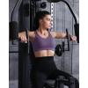 imageRUNNING GIRL High Impact Sports Bras for WomenRacerback Running Bra Workout Crop Tank Tops Longline Sports Bra Push upPurple