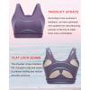 imageRUNNING GIRL High Impact Sports Bras for WomenRacerback Running Bra Workout Crop Tank Tops Longline Sports Bra Push upPurple