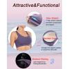 imageRUNNING GIRL High Impact Sports Bras for WomenRacerback Running Bra Workout Crop Tank Tops Longline Sports Bra Push upPurple