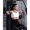 imageRUNNING GIRL High Impact Sports Bras for WomenRacerback Running Bra Workout Crop Tank Tops Longline Sports Bra Push upWhite