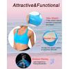 imageRUNNING GIRL High Impact Sports Bras for WomenRacerback Running Bra Workout Crop Tank Tops Longline Sports Bra Push upYbright Blue