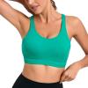 imageRUNNING GIRL High Impact Sports Bras for WomenRacerback Running Bra Workout Crop Tank Tops Longline Sports Bra Push upYbright Green