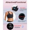 imageRUNNING GIRL High Impact Sports Bras for WomenRacerback Running Bra Workout Crop Tank Tops Longline Sports Bra Push upYdeep Coal Multi