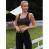 imageRUNNING GIRL High Impact Sports Bras for WomenRacerback Running Bra Workout Crop Tank Tops Longline Sports Bra Push upZblack