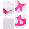 imageRUNNING GIRL High Impact Sports Bras for WomenRacerback Running Bra Workout Crop Tank Tops Longline Sports Bra Push upZbright Pink
