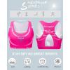 imageRUNNING GIRL High Impact Sports Bras for WomenRacerback Running Bra Workout Crop Tank Tops Longline Sports Bra Push upZbright Pink