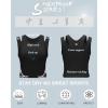 imageRUNNING GIRL Sports Bras for Women High Impact Seamless Ribbed Longline High Neck Workout Crop Tank TopsBblack