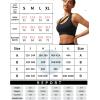imageRUNNING GIRL Sports Bras for Women High SupportSeamless Ribbed Longline High Neck Sports Bra Racerback Padded Crop Top YogaBblack