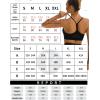 imageRUNNING GIRL YBack Sports Bras for Women Medium Impact Wirefree Padded Bra Workout Crop Top Longline Sports Bra Push upBlack