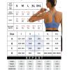 imageRUNNING GIRL YBack Sports Bras for Women Medium Impact Wirefree Padded Bra Workout Crop Top Longline Sports Bra Push upBlue