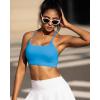 imageRUNNING GIRL YBack Sports Bras for Women Medium Impact Wirefree Padded Bra Workout Crop Top Longline Sports Bra Push upBright Blue