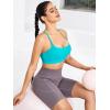 imageRUNNING GIRL YBack Sports Bras for Women Medium Impact Wirefree Padded Bra Workout Crop Top Longline Sports Bra Push upBright Green