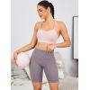 imageRUNNING GIRL YBack Sports Bras for Women Medium Impact Wirefree Padded Bra Workout Crop Top Longline Sports Bra Push upFlush Pink