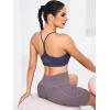 imageRUNNING GIRL YBack Sports Bras for Women Medium Impact Wirefree Padded Bra Workout Crop Top Longline Sports Bra Push upNavy Blue