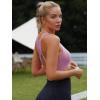 imageRUNNING GIRL YBack Sports Bras for Women Medium Impact Wirefree Padded Bra Workout Crop Top Longline Sports Bra Push upXpurple