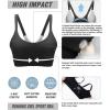 imageRUNNING GIRL YBack Sports Bras for Women Medium Impact Wirefree Padded Bra Workout Crop Top Longline Sports Bra Push upYblack