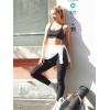 imageRUNNING GIRL YBack Sports Bras for Women Medium Impact Wirefree Padded Bra Workout Crop Top Longline Sports Bra Push upYblack