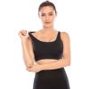imageSports Bras for WomenPadded Sports Bra Tank Top Sexy Crisscross Back High Impact Longline Workout Yoga Bra1black