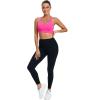 imageSports Bras for WomenPadded Sports Bra Tank Top Sexy Crisscross Back High Impact Longline Workout Yoga Bra1hot Pink