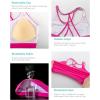 imageSports Bras for WomenPadded Sports Bra Tank Top Sexy Crisscross Back High Impact Longline Workout Yoga Bra2bright Pink