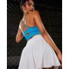 imageSports Bras for WomenPadded Sports Bra Tank Top Sexy Crisscross Back High Impact Longline Workout Yoga Bra4bright Blue