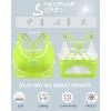 imageSports Bras for WomenPadded Sports Bra Tank Top Sexy Crisscross Back High Impact Longline Workout Yoga BraElectric Lemon
