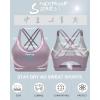 imageSports Bras for WomenPadded Sports Bra Tank Top Sexy Crisscross Back High Impact Longline Workout Yoga BraPurple