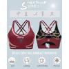 imageSports Bras for WomenPadded Sports Bra Tank Top Sexy Crisscross Back High Impact Longline Workout Yoga BraWinedred