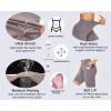 imageRUNNING GIRL High Waisted Shorts for Women with Pockets Workout Scrunch Butt Lifting Yoga Shorts Tummy ControlCoffee Brown