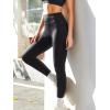 imageRUNNING GIRL High Waisted Yoga Pants with PocketsWorkout Leggings for Women Tummy Control Scrunch Butt Lifting Athletic PantsCK2964 Black M Medium