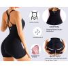 imageRUNNING GIRL Jumpsuits for WomenYoga Workout Ribbed Backless Sexy One Piece Outfits Tummy Control Unitard Bodysuit RompersDeep Black
