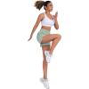 imageRUNNING GIRL Running Shorts for Women Quick Dry Athletic Shorts High Waisted Gym Shorts Elastic Workout Shorts Zipper Pockets