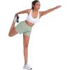 imageRUNNING GIRL Running Shorts for Women Quick Dry Athletic Shorts High Waisted Gym Shorts Elastic Workout Shorts Zipper Pockets