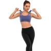 imageRUNNING GIRL Sports Bra for Women Sexy Crisscross Back Medium Support Padded Strappy Yoga Bra with Removable CupsAblue