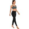 imageRUNNING GIRL Sports Bra for Women Sexy Crisscross Back Medium Support Padded Strappy Yoga Bra with Removable CupsAdark Green