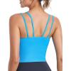 imageRUNNING GIRL Workout Tank Tops with Built in Bras for WomenWork Top for WomenSports Bras for Women Padded Yoga Bra1blue