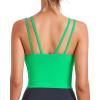 imageRUNNING GIRL Workout Tank Tops with Built in Bras for WomenWork Top for WomenSports Bras for Women Padded Yoga Bra1green