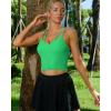 imageRUNNING GIRL Workout Tank Tops with Built in Bras for WomenWork Top for WomenSports Bras for Women Padded Yoga Bra1green