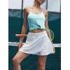 imageWomens Workout Tank Tops Sleeveless Crop Tops Exercise Yoga Shirts Casual Athletic Running TShirtsBX2941 Mint GreenL