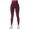 imageRUNNING GIRL 5 inches High Waist Yoga LeggingsCompression Workout Leggings for Women Yoga Pants Tummy Control2886 Red S