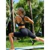 imageRUNNING GIRL Sports Bra for Women High Support CrissCross Back Padded Strappy Sports Bras Yoga Bra with Removable Cups1blackgreywhite